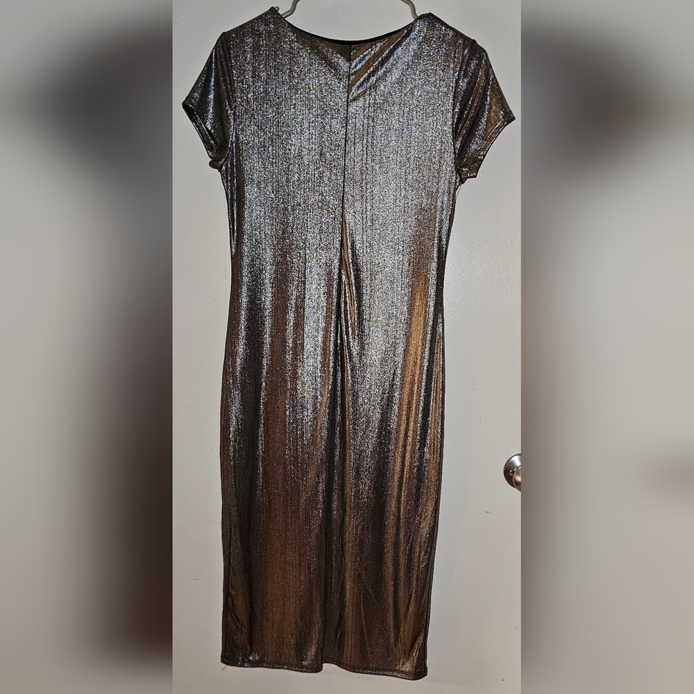 Woman's Large Metallic Slim Dress by See You Monday - Picture 3 of 4